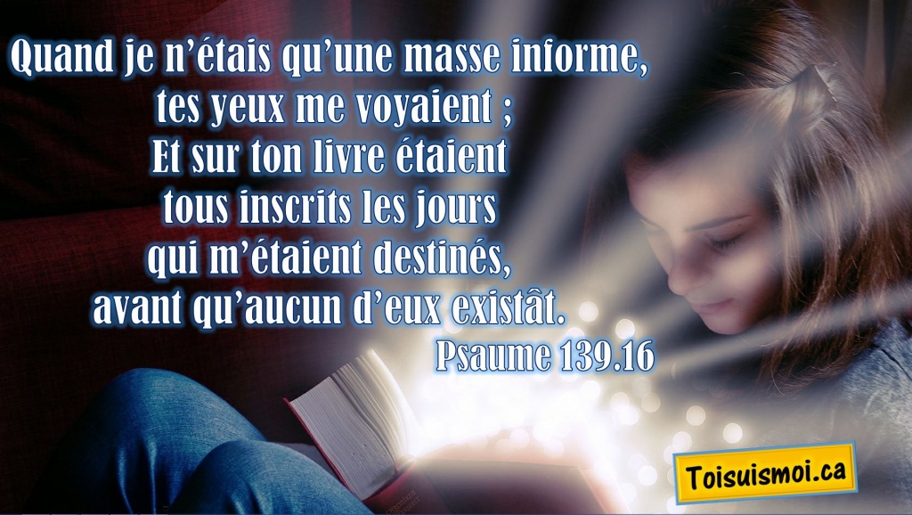 Psaume 139.16