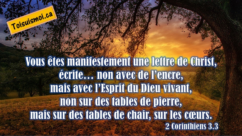 2 Corinthiens 3.3