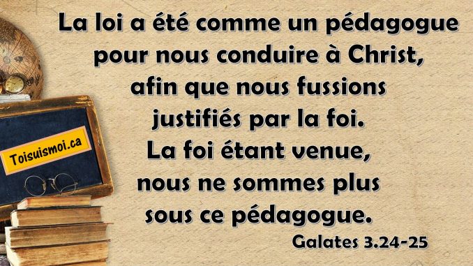 Galates 3.24-25